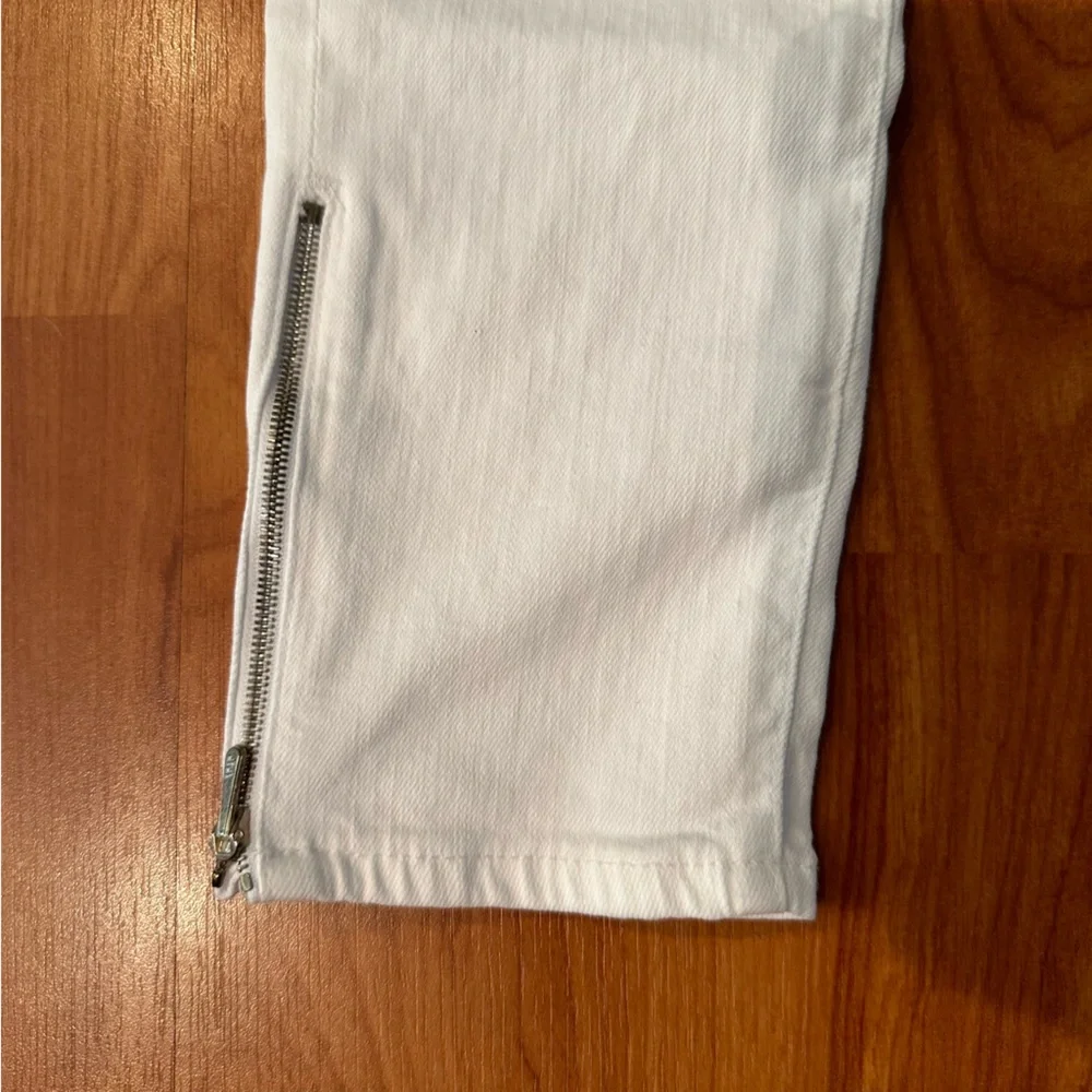 NWT AG jeans white ankle zip - Picture 8 of 9